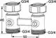 Zweiwegehahn mit G 3/4 AG Anschlüssen, gefertigt von IMI Hydronic Engineering, für die Verbindung von Heizungsrohren in Durchgangsform.